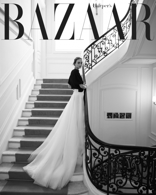 Andreas Ortner Photographer NYC Female Model Harpers Bazaar Couture Cover
