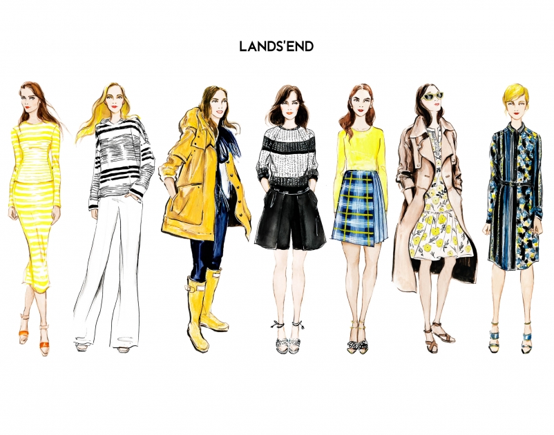 Lily Qian Fashion Illustrator Landsend