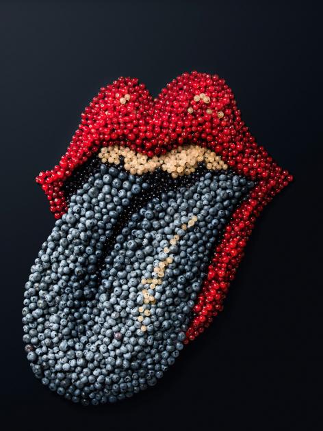 Armin Zogbaum Luxurious Sweets Rolling Stones Blueberries