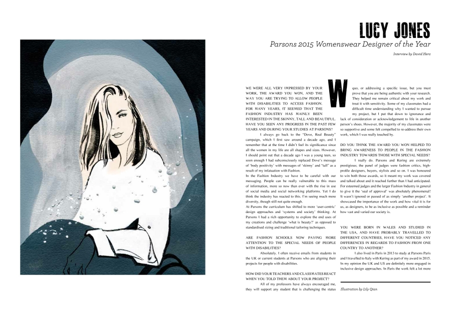 Lily Qian Fashion Illustrator Faux Pas Portrait Editorial