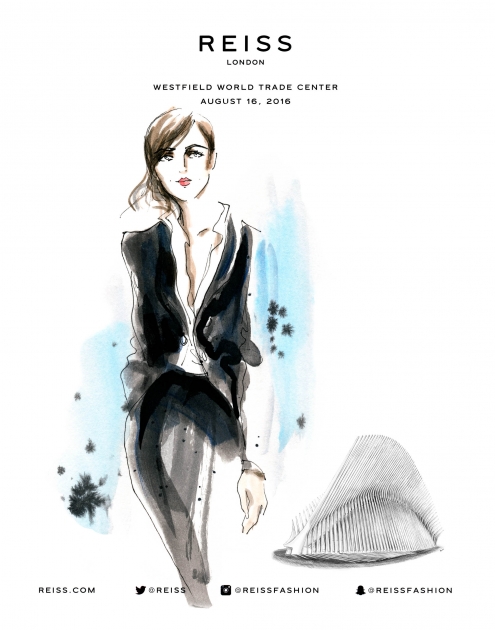 Lily Qian Fashion Illustrator Reiss Oculus