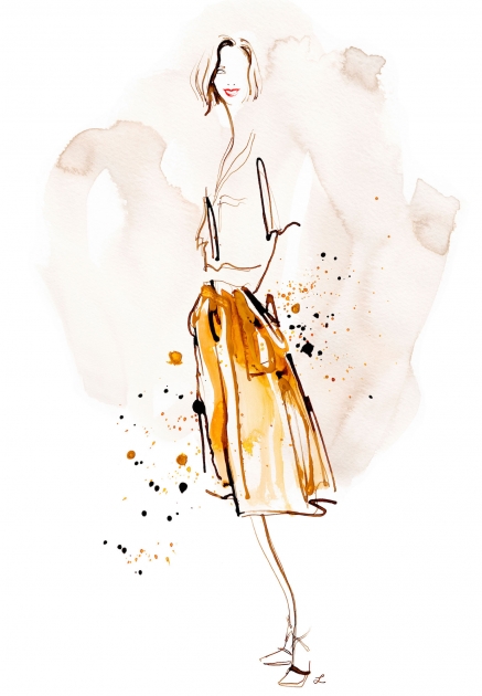 Lily Qian Fashion Illustrator Linda Fargo