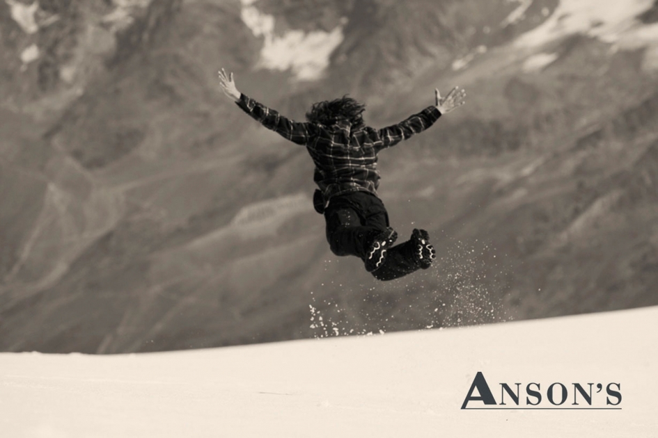Sven Jacobsen Advertising Fashion Anson's Moutains Switzerland Snow Action