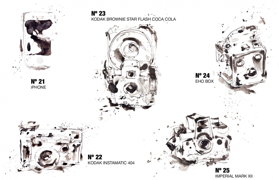 Lily Qian Illustrator NYC Lifestyle Camera drawing