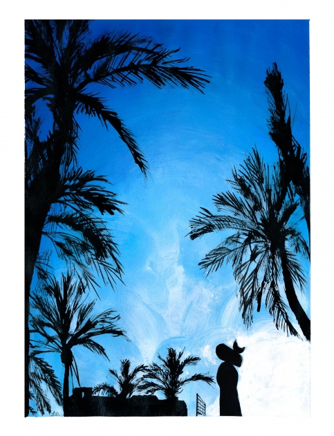Lily Qian Illustrator NYC Lifestyle Barcelona Miro Palmtrees