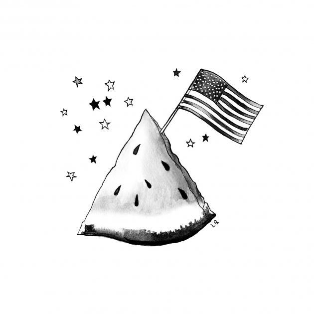 Lily Qian Illustrator NYC Neiman Marcus 4th of July drawing drawing
