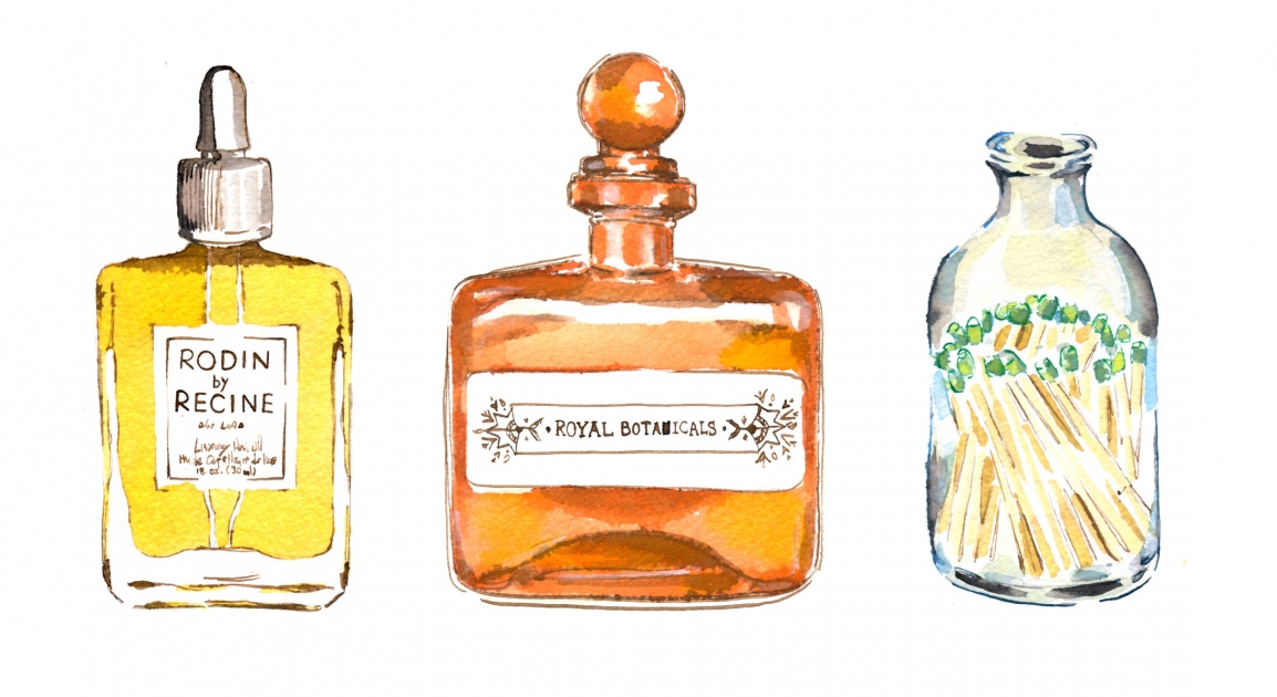 Lily Qian Illustrator NYC Fragrance Perfumes Product Illustration