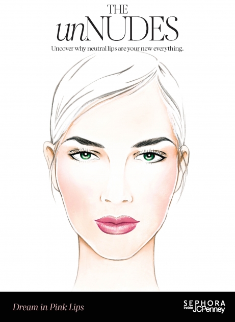 Lily Qian Sephora Beauty Portrait Cosmetic Illustration