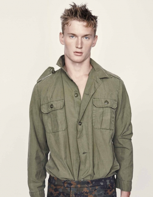 Large Male model Burberry