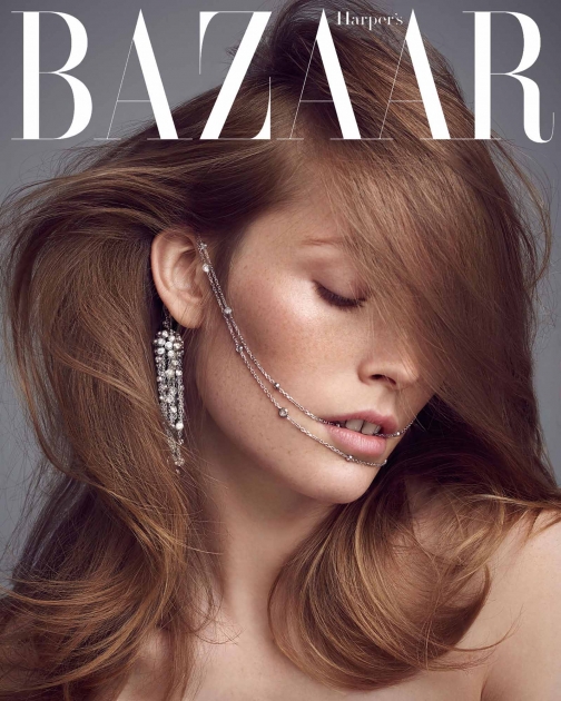 Andreas Ortner Photographer NYC Harpers Bazaar Jewelry hair Beauty Cover Story