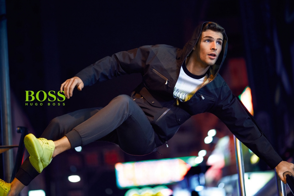 Hugo Boss Green Tokio Jumping by Hunter & Gatti