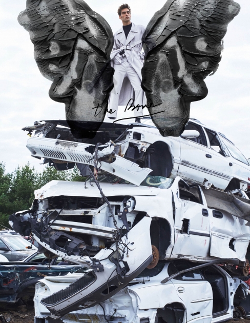 NYC fashion photographer director Hunter and Gatti Lampoon Magazine Jon Kortajarena white cars