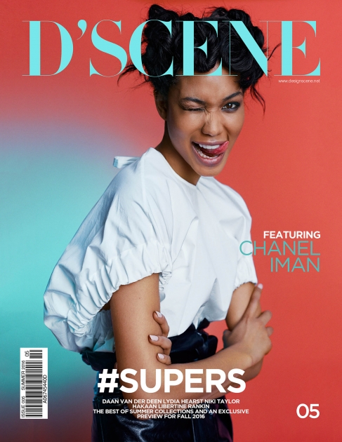 NYC fashion photographer director Hunter and Gatti D'Scene Magazine Chanel Iman Cover