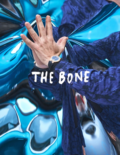 NYC fashion photographer director Hunter and Gatti Lampoon Magazine Jon Kortajarena the bone