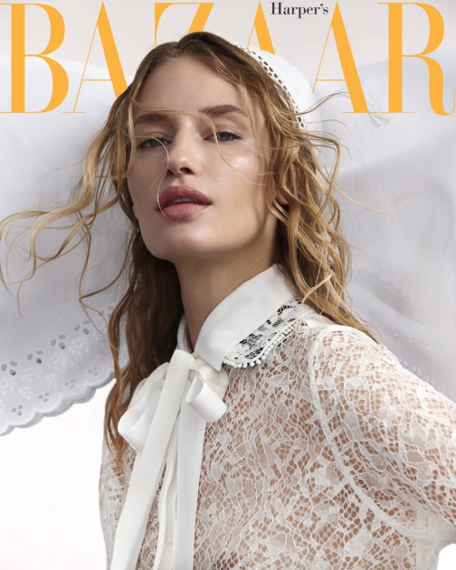 Fashion Photographer Director NYC Andreas Ortner Harpers Bazaar CZ Cover Beauty