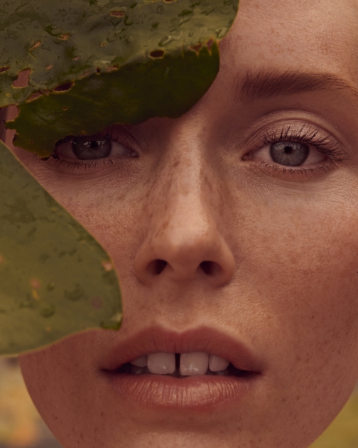 Fashion Photographer Director NYC Andreas Ortner Vogue Bellezza Leaf Beauty