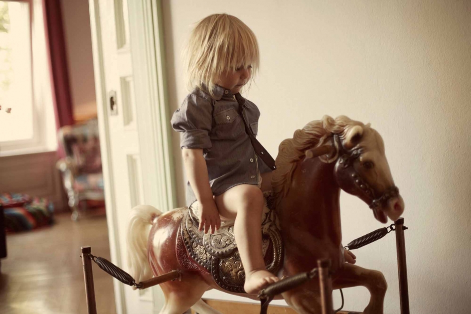 Sven Jacobsen Lifestyle Photographer Toddler Rocking Horse Kids