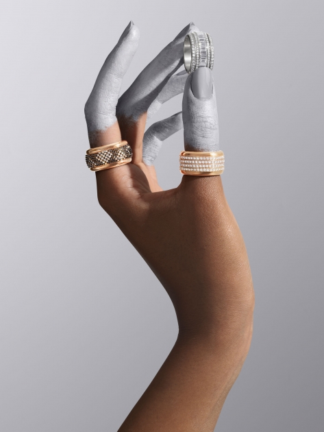 Bucherer Jewelry Hands with rings 