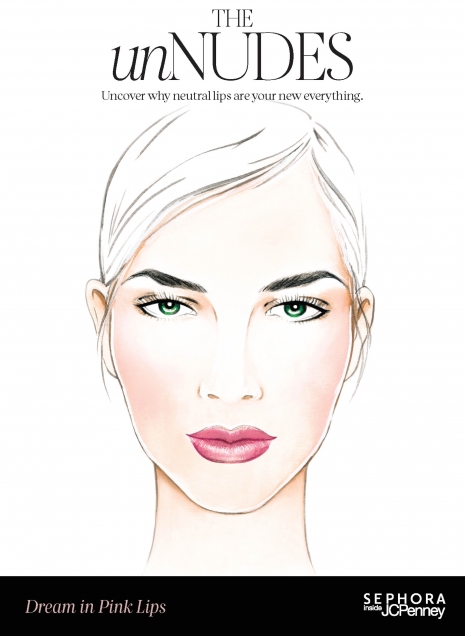 Lily Qian Sephora Beauty Portrait Cosmetic Illustration