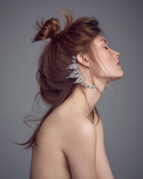 Andreas Ortner Editorial Harpers Bazaar Hair Jewelry Profile