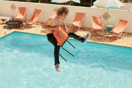 Photographer New York Sven Jacobsen Deichmann Campaign Croatia Pool Jump