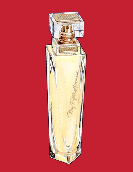 Lily Qian Illustrator NYC Elizabeth Arden My Fifth Avenue Fragrance 