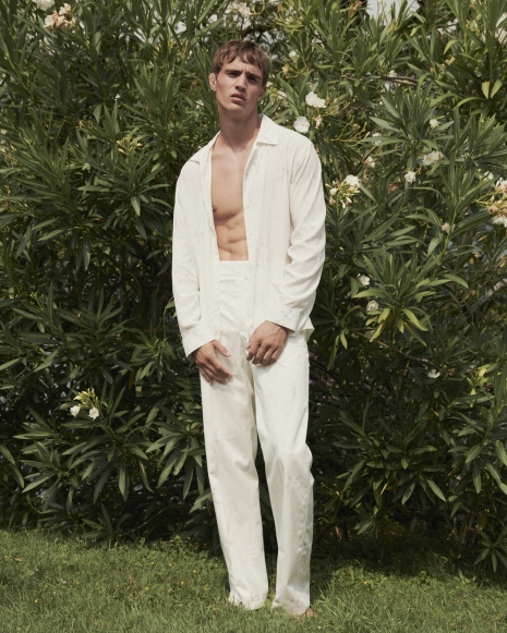 Fashion Photographer NYC Andreas Ortner Essential Homme Julian Schneyder All White Fashion Men