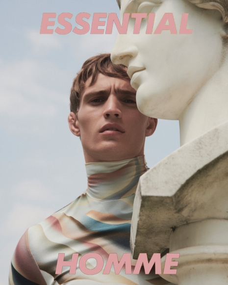 Fashion Photographer NYC Andreas Ortner Essential Homme Julian Schneyder Cover Fashion Men