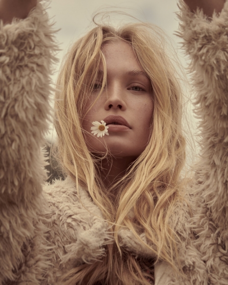 Fashion Photographer NYC Andreas Ortner Free People Holiday Campaign Closeup Flower Fashion Advertising