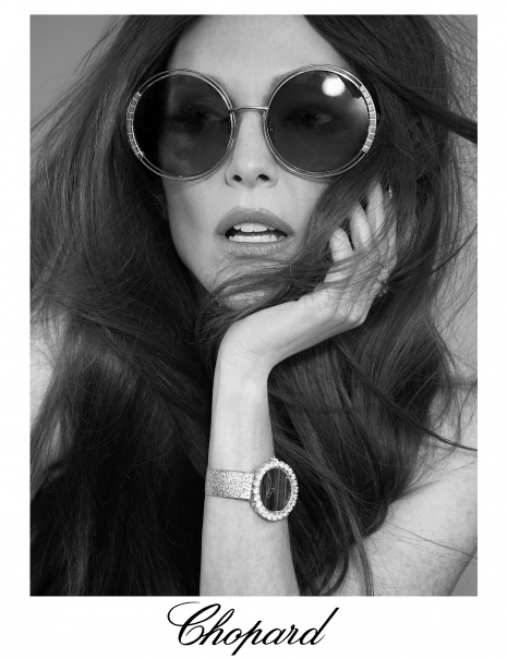 Fashion photographen Andreas Ortner Chopard Julianne Moore Sunglasses Logo Fashion Advertising