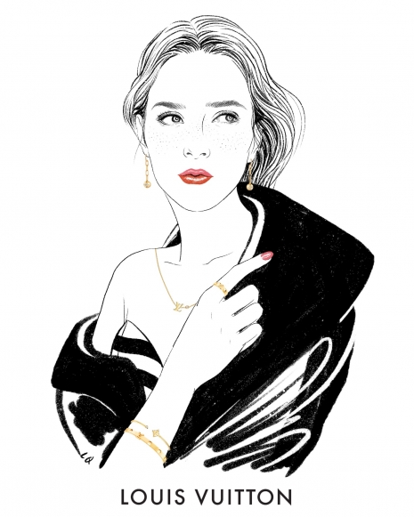 Lily Qian Illustrator Louis Vuitton Fine Jewelry Beauty