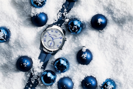 Jewelry Photographer Nina Choi Jewelry Blue Watch Snow Christmas Balls
