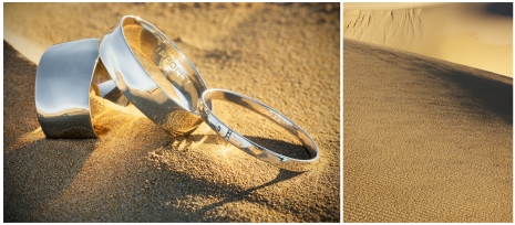 Jewelry Photographer Nina Choi Jewelry Silver Rings Sand