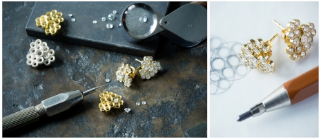 Jewelry Photographer Nina Choi Jewelry Factory Making Earrings Diamonds