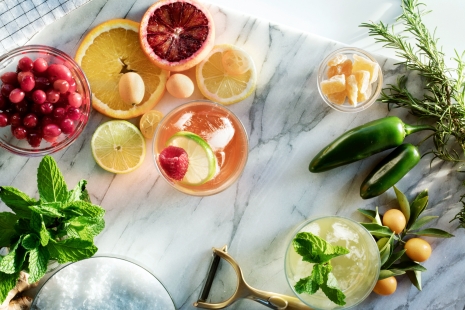 Photographer Nina Choi Beverages Mixing Cocktails