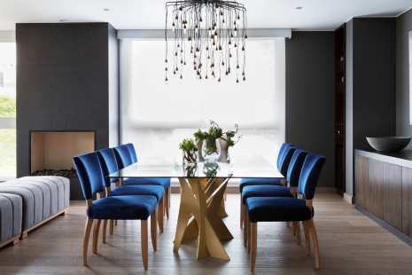 Photographer Nina Choi Architecture Dining Room Artfully Chandelier Interior Design