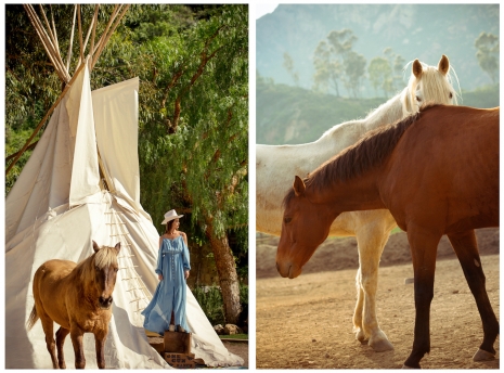 Photographer New York Nina Choi Horse Girl Tent Lifestyle