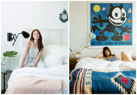 Photographer New York Nina Choi Girl Bedroom Bed Lifestyle