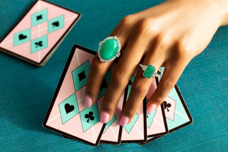 Jewelry Photographer Nina Choi Jewelry Hand Rings Playing Cards