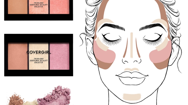 Lily Qian Illustrator NYC Covergirl Trublend Serving Sculpt Contour Palette Packaging Beauty