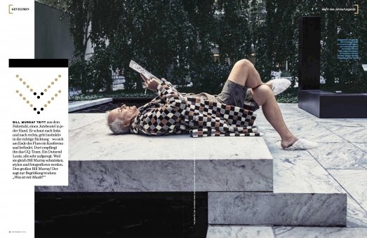Production Marco Grob GQ Germany Editorial Billy Murray Moma Museum