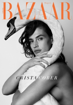 Production Kristian Schuller Harpers Bazaar Swan Crista Cober Cover