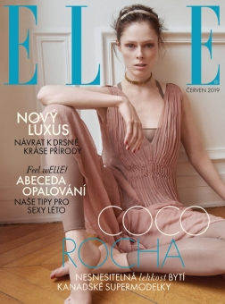Fashion Photographer Director NYC Andreas Ortner Editorial ELLE Magazine CZ Coco Rocha COVER Fashion Women