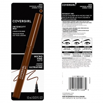 Lily Qian Illustrator NYC Covergirl Packaging Liquid Eyeliner Back Beauty