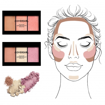 Lily Qian Illustrator NYC Covergirl Trublend Serving Sculpt Contour Palette Packaging Beauty