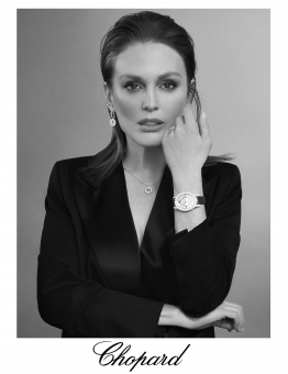 Fashion Photographen Andreas Ortner Chopard  Julianne Moore Diamonds Logo Fashion Advertising