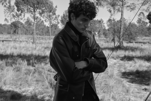 Fashion Photographer Andreas Ortner Stylebop Campaign Leather Jacket Fashion Advertising